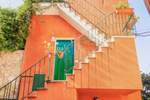 Traditional Ligurian house facade, Lerici, La Spezia district, Liguria, Italy, Traditional Ligurian house facade, Lerici, La Spezia district, Liguria, Italy,